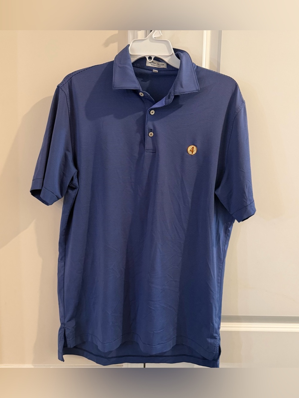 Peter Millar Striped Performance Polo Summer Comfort Mens - Size M